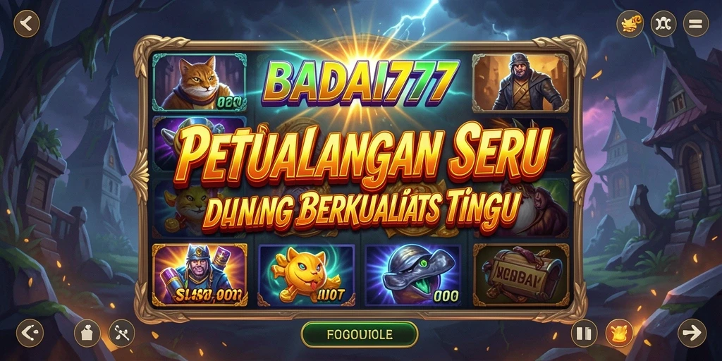Tampilan menarik dari gameplay Slot BADAI777 yang mengasyikkan.