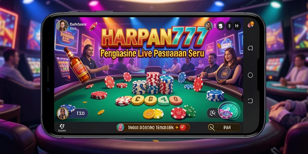Screenshot tampilan gameplay seru di HARAPAN777 Live Casino.