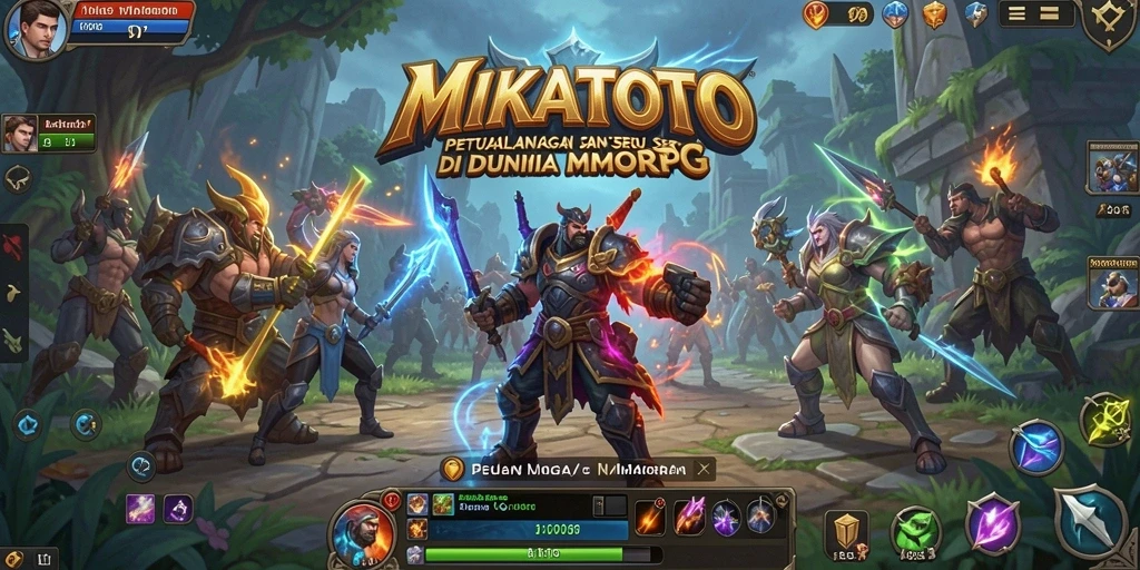 Tangkapan layar dari gameplay MIKATOTO yang penuh aksi.