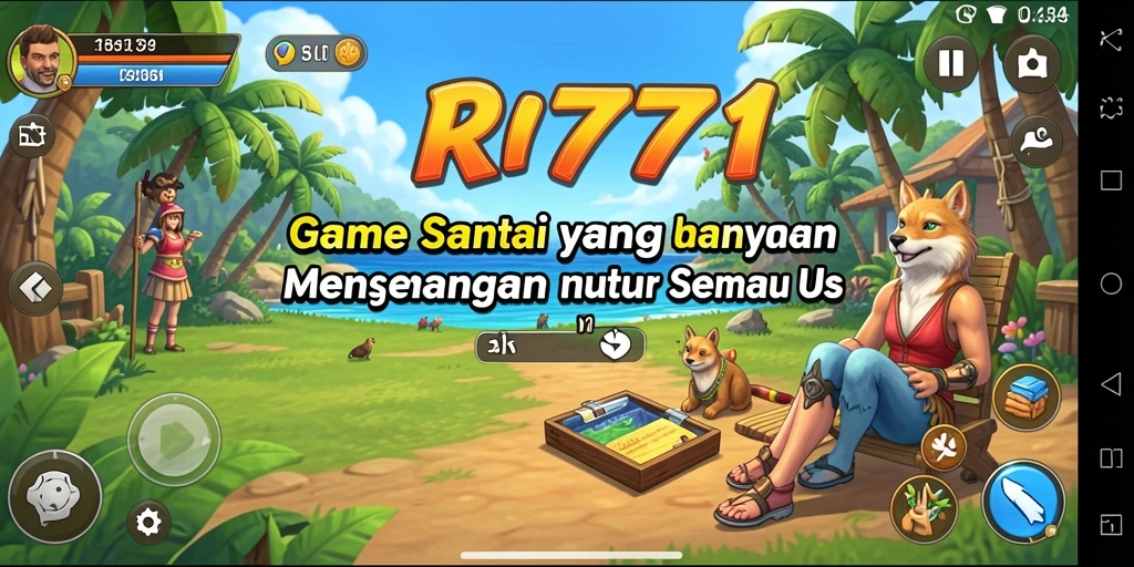 Screenshot utama RI771 menampilkan gameplay yang seru dan menantang.